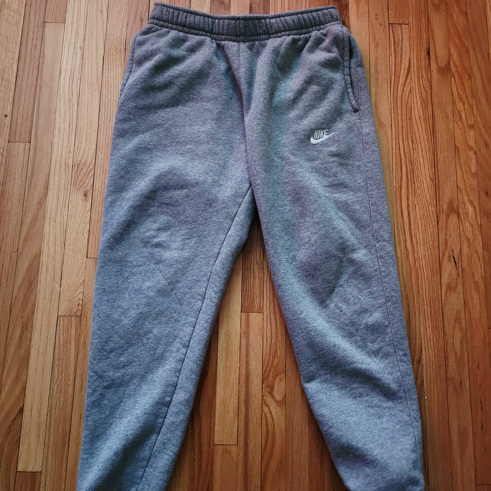 Nike Mens Charcoal Joggers Cuffed Size M